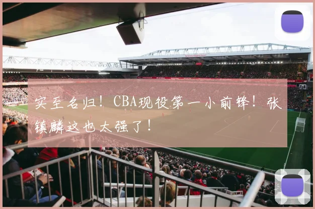 实至名归!CBA现役第一小前锋!张镇麟这也太强了!